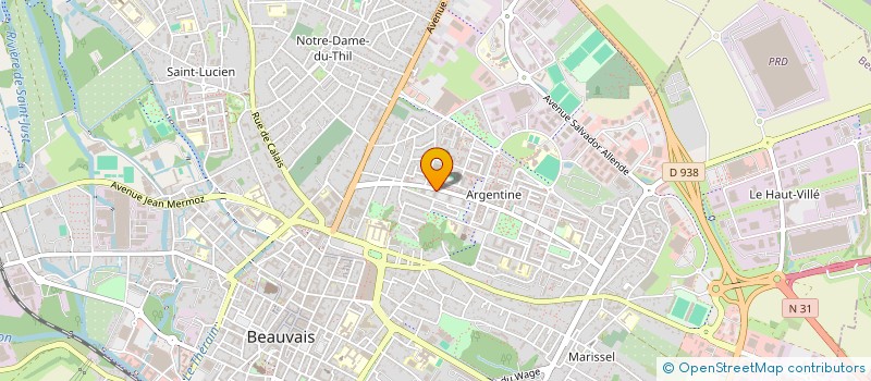 localisation de l'entreprise 413 861 725   BEAUVAIS