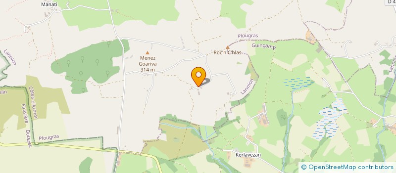 localisation de l'entreprise 413 911 611   PLOUGRAS