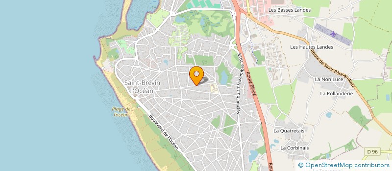 localisation de l'entreprise 413 942 780  à SAINT-BREVIN-LES-PINS