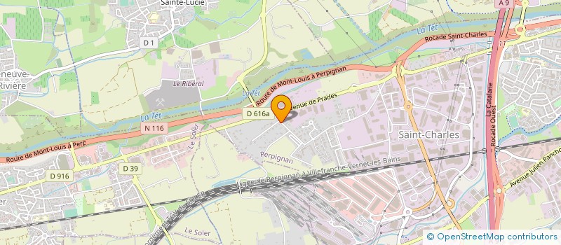 localisation de l'entreprise 413 961 301   BEZIERS