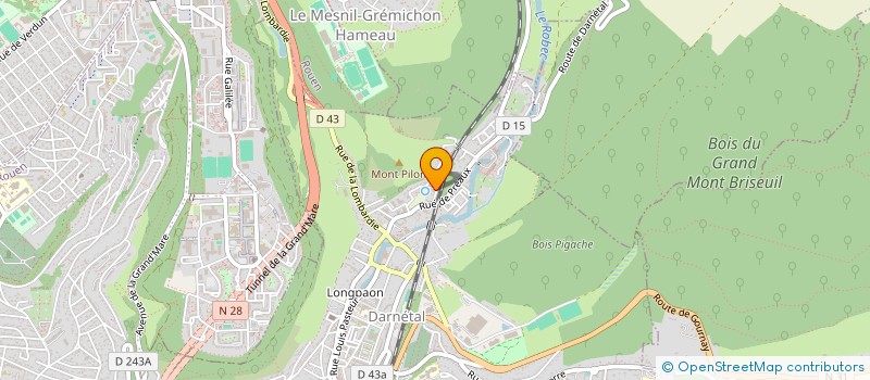 localisation de l'entreprise 413 967 548   DARNETAL