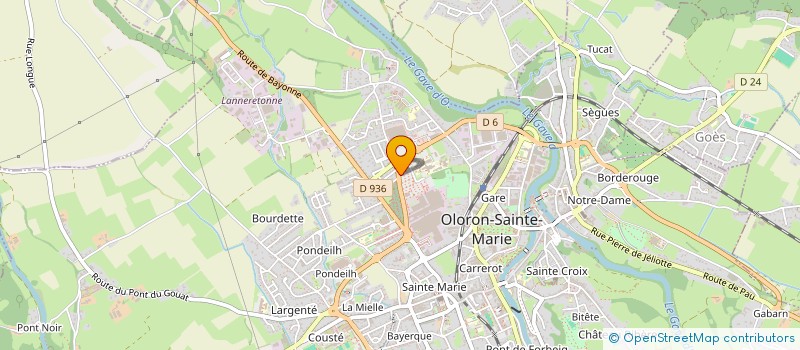 localisation de l'entreprise 414 059 527   OLORON-SAINTE-MARIE