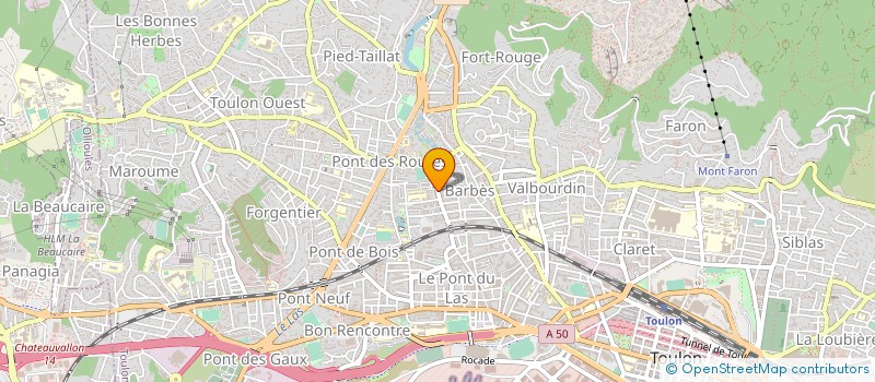 localisation de l'entreprise 414 192 286   TOULON