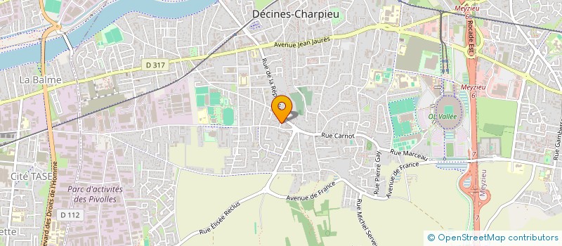 localisation de l'entreprise 414 217 554   VILLEURBANNE