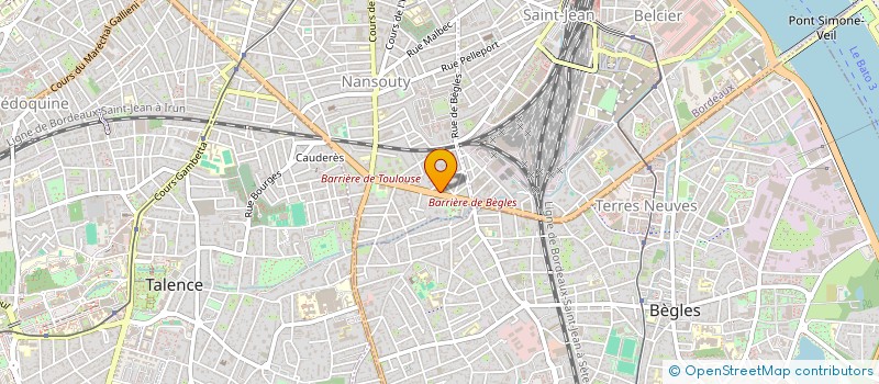 localisation de l'entreprise 414 301 978   BORDEAUX