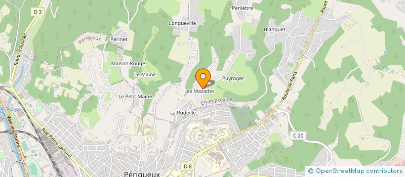 localisation de l'entreprise 414 304 147   TALENCE