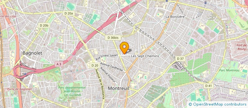 localisation de l'entreprise 414 310 276 à MONTREUIL