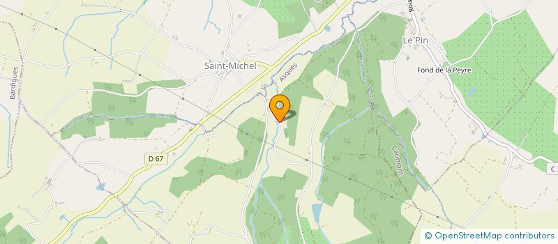 localisation de l'entreprise 414 316 802   ASQUES