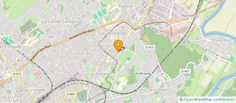 localisation de l'entreprise 414 394 965 à BESANCON