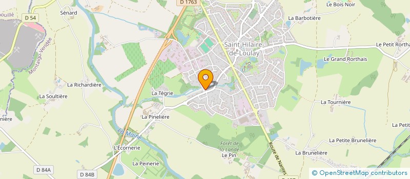 localisation de l'entreprise 414 436 261  à MONTAIGU-VENDEE