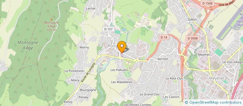 localisation de l'entreprise 414 512 079 à ANNECY
