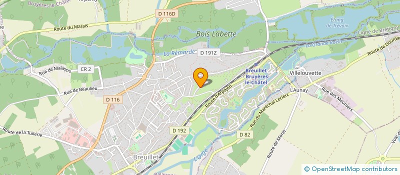 localisation de l'entreprise 414 727 297 à BOIGNEVILLE