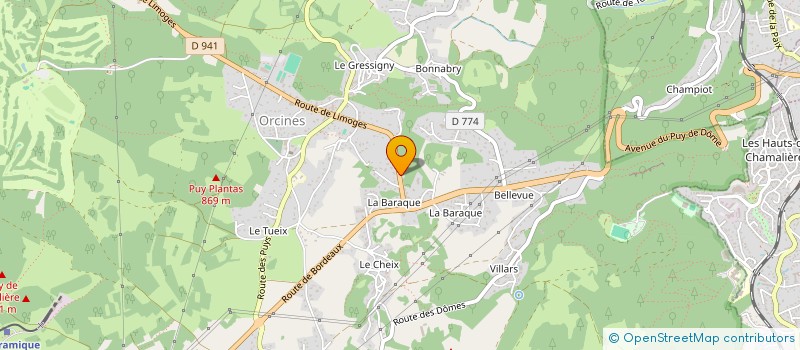 localisation de l'entreprise 414 771 261  à CHAMALIERES