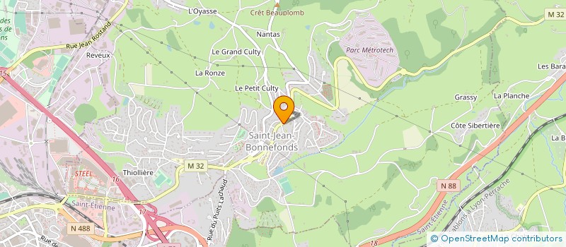 localisation de l'entreprise 414 841 775   SAINT-JEAN-BONNEFONDS