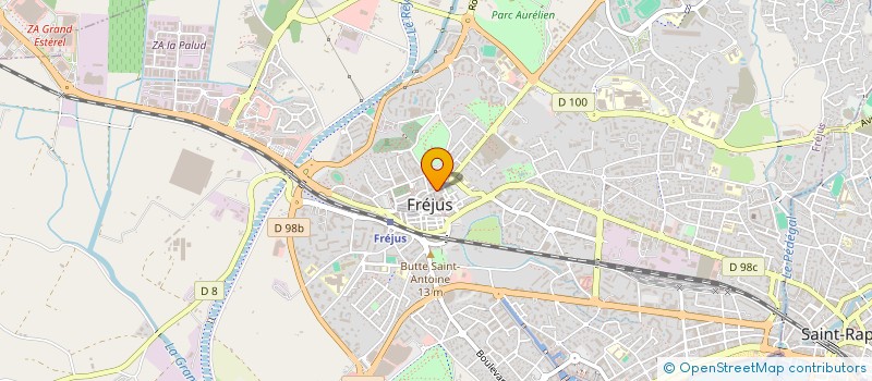 localisation de l'entreprise 414 843 110 à FREJUS