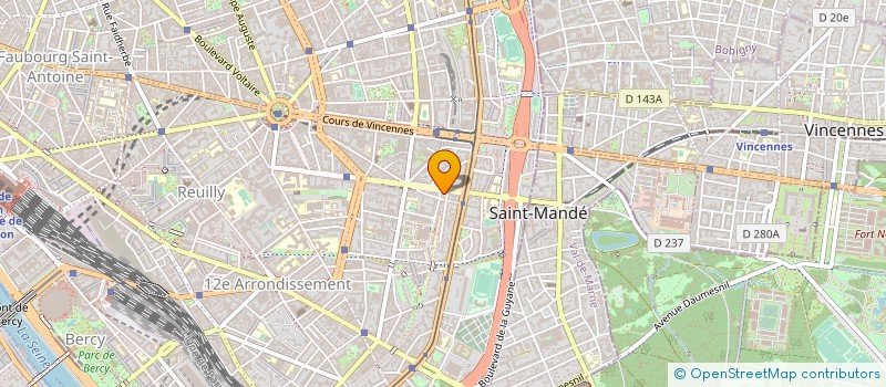 localisation de l'entreprise 414 858 761 à PANTIN