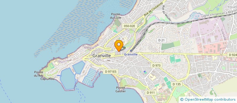 localisation de l'entreprise 414 893 776   GRANVILLE