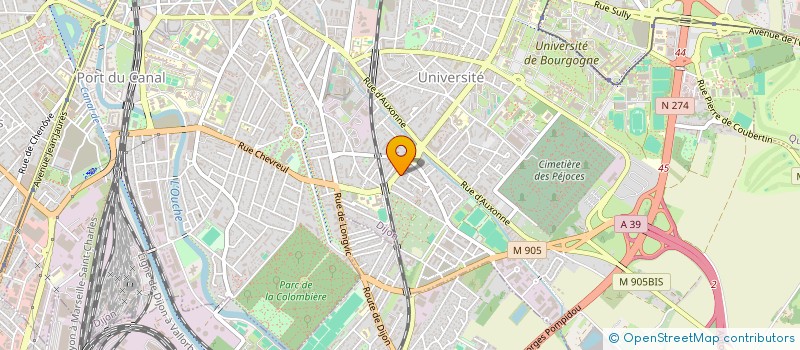 localisation de l'entreprise 414 CAPITAL  DIJON