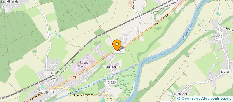 localisation de l'entreprise 415 013 291   RANCHOT