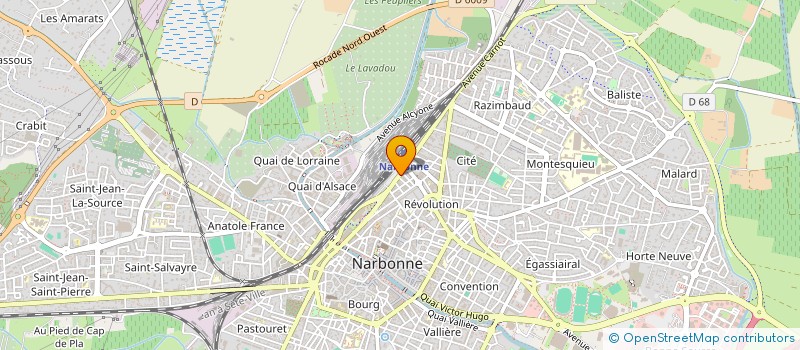localisation de l'entreprise 415 049 709 à NARBONNE