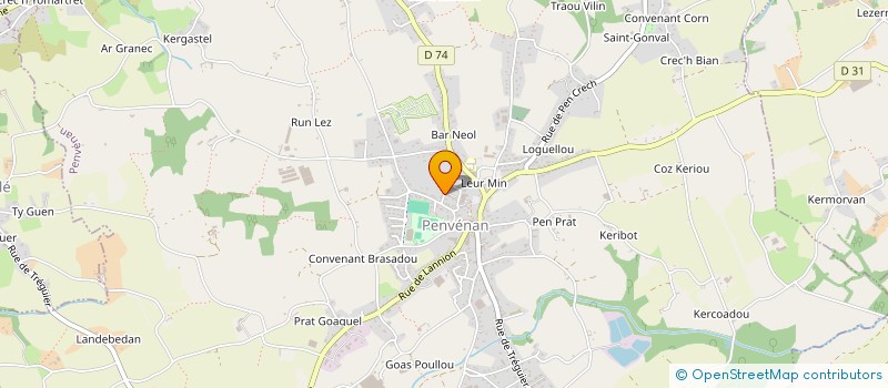 localisation de l'entreprise 415 058 437   PENVENAN