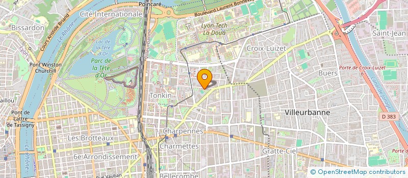 localisation de l'entreprise 415 068 063   VILLEURBANNE