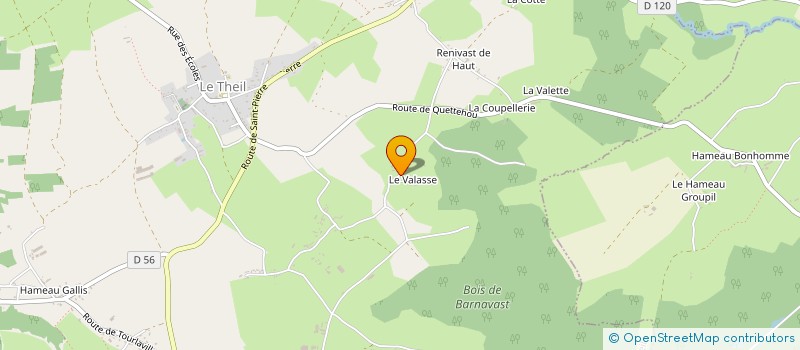 localisation de l'entreprise 415 081 736   TEURTHEVILLE-BOCAGE