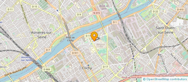 localisation de l'entreprise 415 161 371  à CLICHY