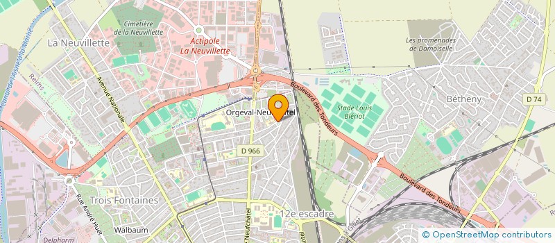 localisation de l'entreprise 415 164 888   REIMS