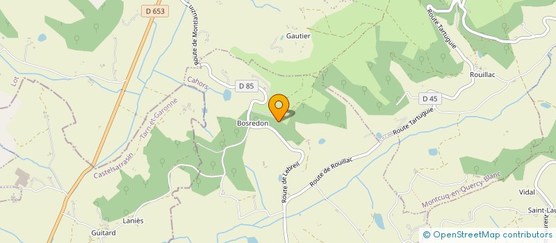 localisation de l'entreprise 415 209 832   MONTLAUZUN