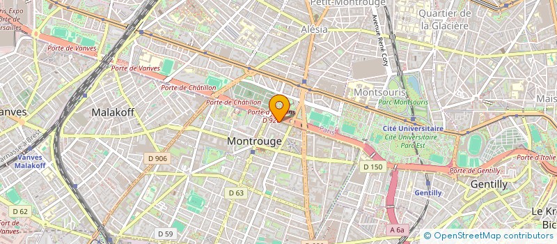 localisation de l'entreprise 415 213 677   MONTROUGE