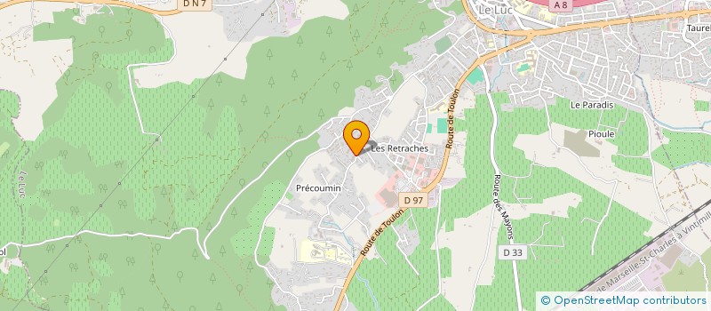 localisation de l'entreprise 415 307 487   LE LUC