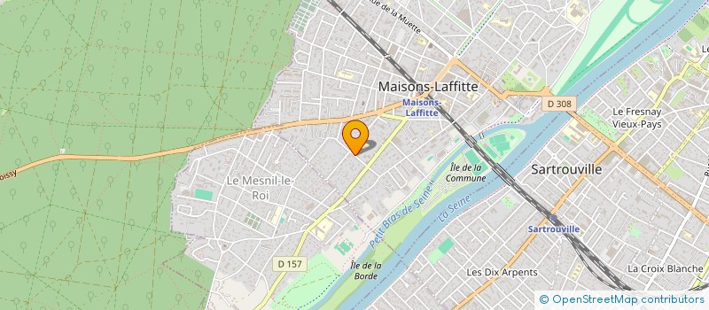 localisation de l'entreprise 415 335 074   HOUILLES