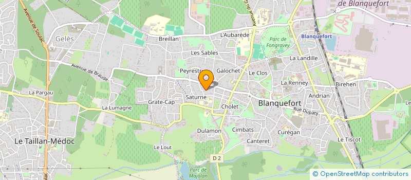 localisation de l'entreprise 415 à BLANQUEFORT