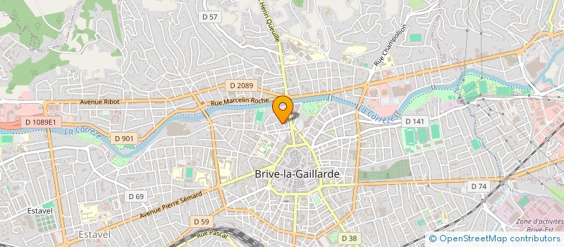 localisation de l'entreprise 416 DEVELOPPEMENT  BRIVE-LA-GAILLARDE