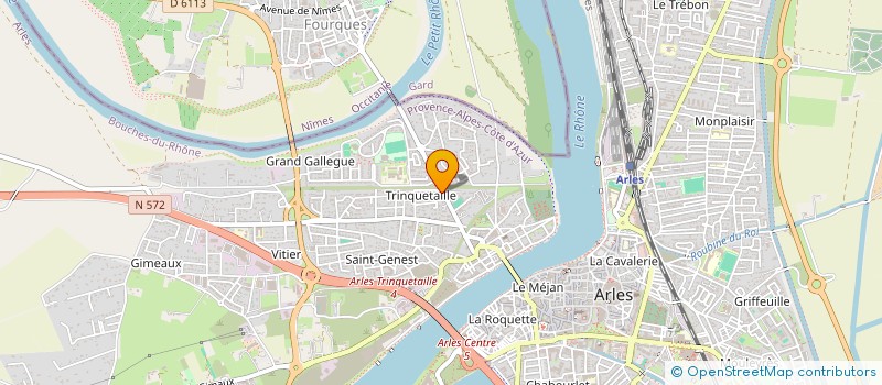 localisation de l'entreprise 416 IMMO à ARLES