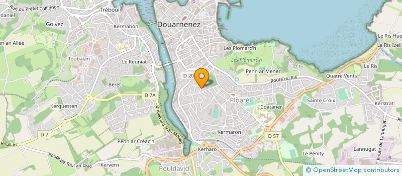 localisation de l'entreprise 417 576 337   DOUARNENEZ