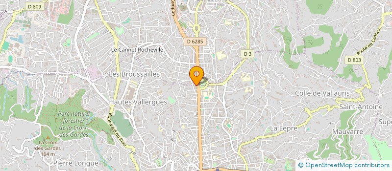 localisation de l'entreprise 417 614 237 à CANNES