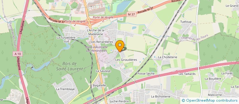 localisation de l'entreprise 417 665 650 à VEIGNE