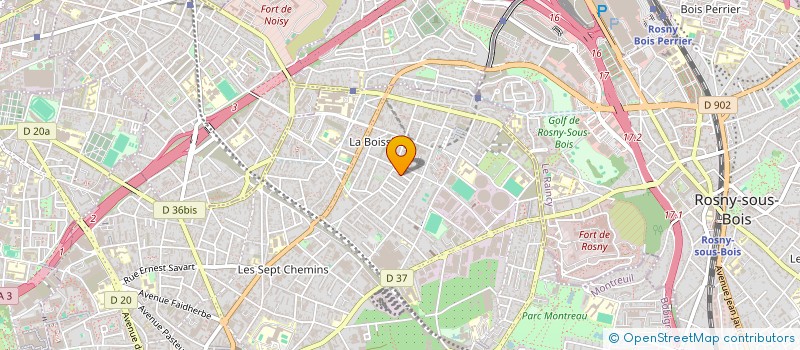 localisation de l'entreprise 417 749 827 à MONTREUIL
