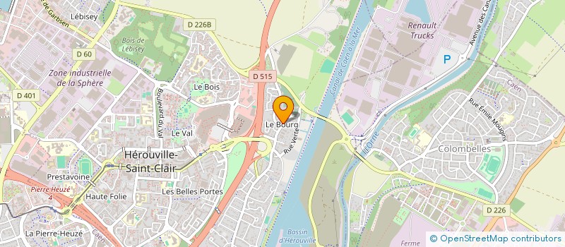 localisation de l'entreprise 417 822 608   HEROUVILLE-SAINT-CLAIR