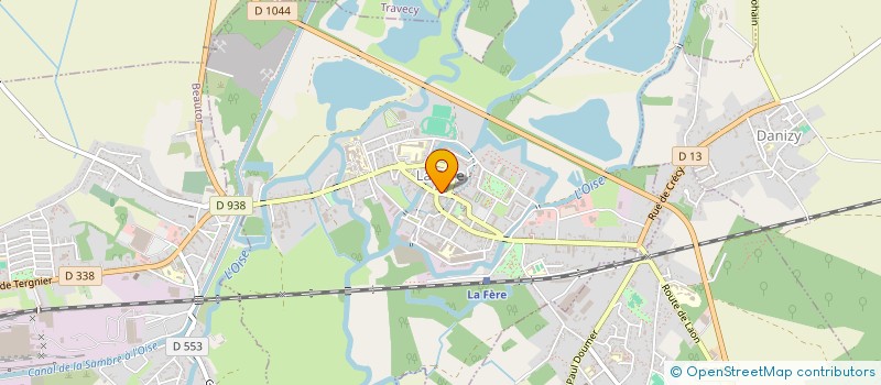 localisation de l'entreprise 417 920 576  à LA FERE