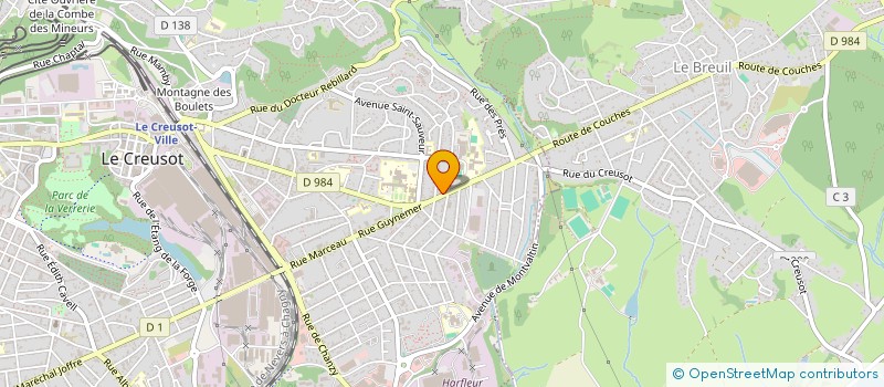 localisation de l'entreprise 417 964 947 à LE CREUSOT