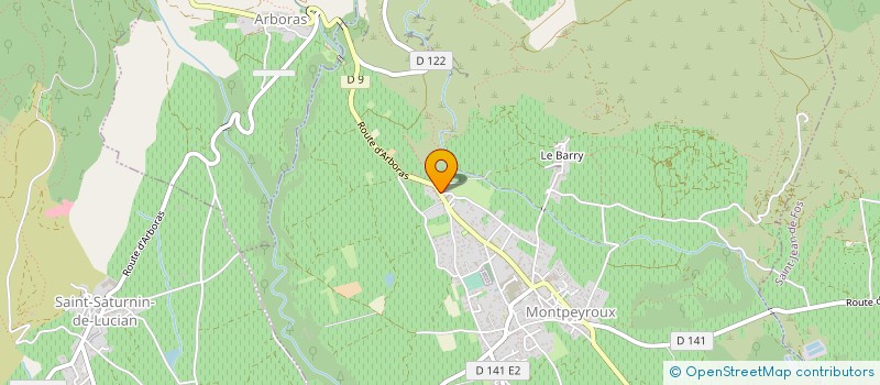 localisation de l'entreprise 417 978 822   MONTPEYROUX