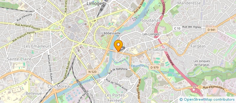 localisation de l'entreprise 417 985 256 à LIMOGES