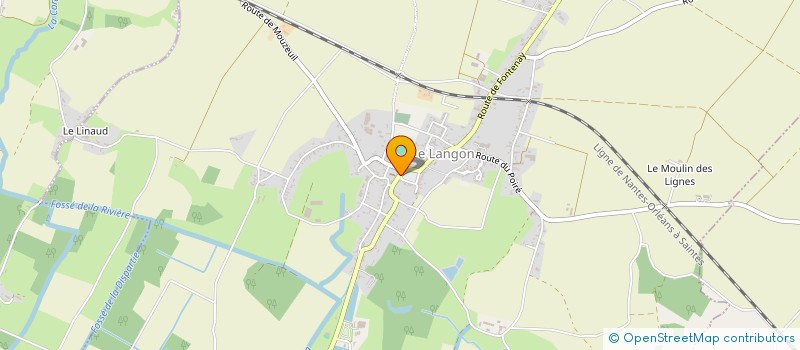 localisation de l'entreprise 417 992 799 à LE LANGON