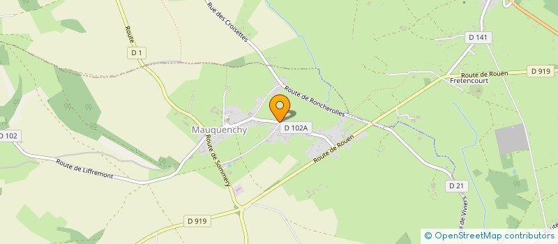 localisation de l'entreprise 418 025 599   MAUQUENCHY