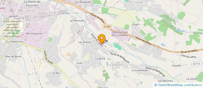 localisation de l'entreprise 418 042 867   CASTRES