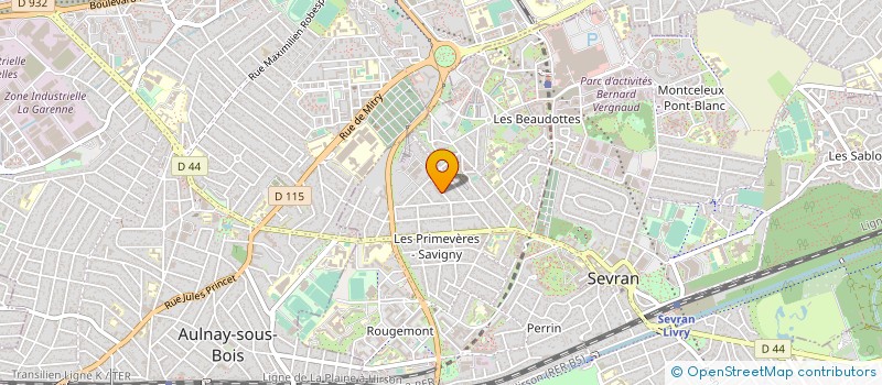 localisation de l'entreprise 418 099 198 à DRANCY