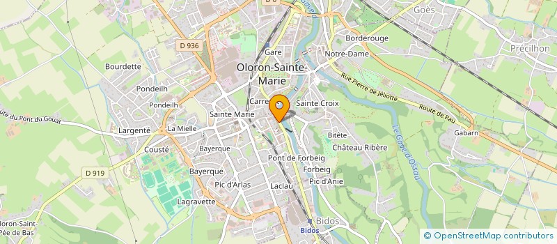 localisation de l'entreprise 418 183 463   OLORON-SAINTE-MARIE